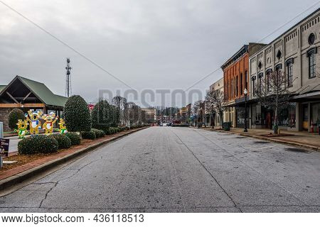 The Beautiful And Classic Town Of Seneca, South Carolina
