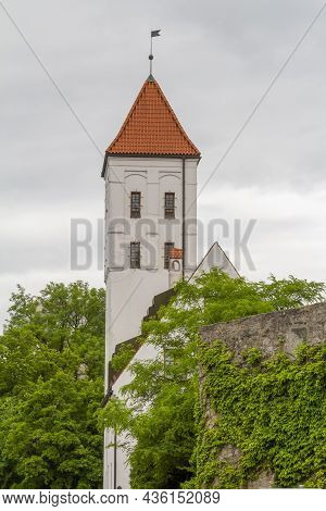 Scenery In Kempten, The Largest Town Of Allgaeu In Swabia, Bavaria, Germany