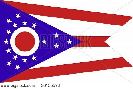 The State Flag Of Ohio Is A State In The Midwestern Region Of The United States.