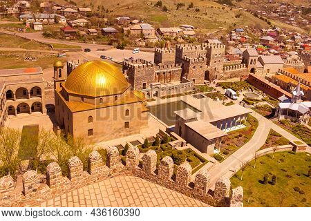 Aerial View Of The Famous Rabat Or Rabati In Akhaltsikhe, Georgia