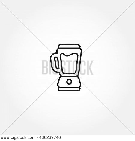 Blender Line Icon. Blender Isolated Line Icon