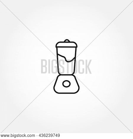 Blender Line Icon. Blender Isolated Line Icon