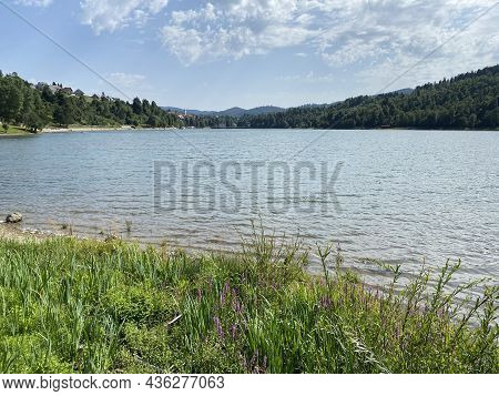 Lake Bajer Or Artificial Reservoir Bajer On The River Licanka, Fuzine - Gorski Kotar, Croatia (umjet