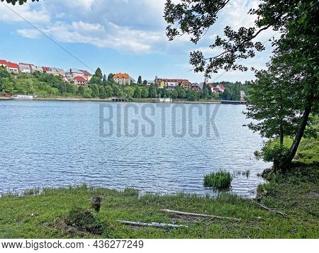 Lake Bajer Or Artificial Reservoir Bajer On The River Licanka, Fuzine - Gorski Kotar, Croatia (umjet