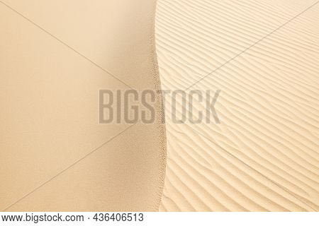 Dunes With Wind Marks, Bacopari, Mostardas, Rio Grande Do Sul, Brazil