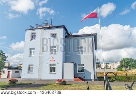 Wladyslawowo, Poland - July 21, 2021: Maritime Office In Gdynia, Harbor Master Wladyslawowo.