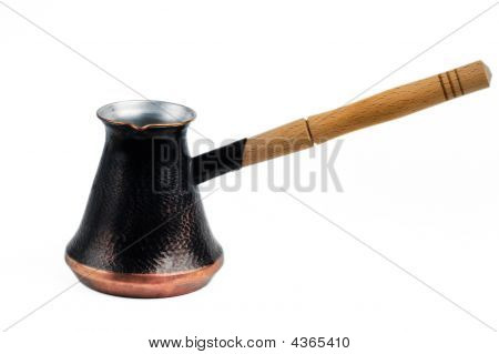 Turecká káva Kyblík s dřevěnou rukojetí
