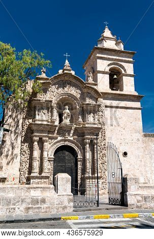 San Juan Bautista Church At Yanahuara In Arequipa, Peru
