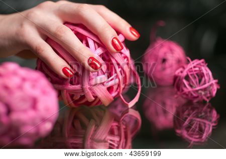 Nail manicure step by step