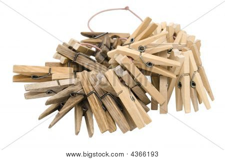 Wooden Clothespins