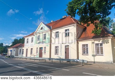 Wladyslawowo, Poland - July 21, 2021: Wladyslawowo Railway Station.