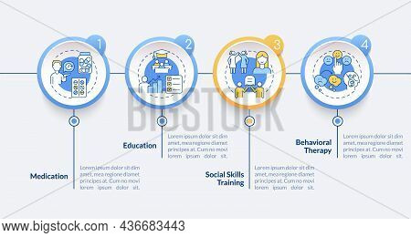 Adhd Behavior Control Vector Infographic Template. Education Presentation Outline Design Elements. D