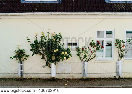 View And Details Of Friedrichstadt, A Town In The District Of Nordfriesland, In Schleswig Holstein, 