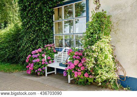 View And Details Of Friedrichstadt, A Town In The District Of Nordfriesland, In Schleswig Holstein, 