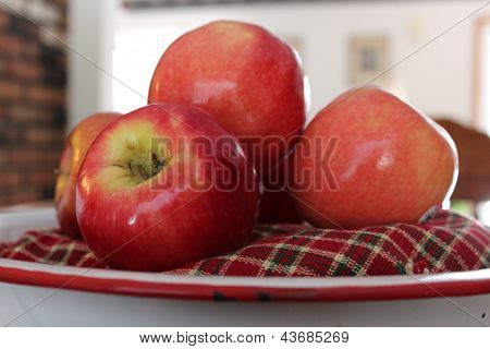 Country bowl with apples