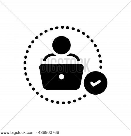 Black Solid Icon For Somehow By-some-means Anyway Anyhow At-any-rate
