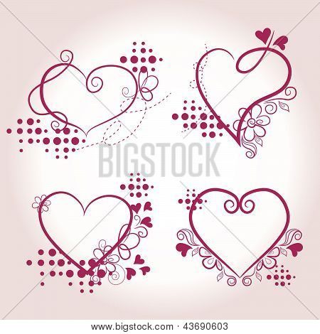 Set di cornici carino Doodle