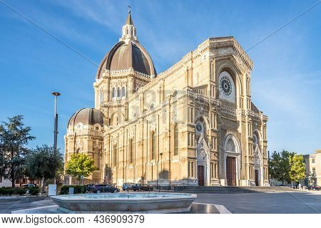 View At The Cathedral Of San Pietro Apostolo In Cerignola - Italy