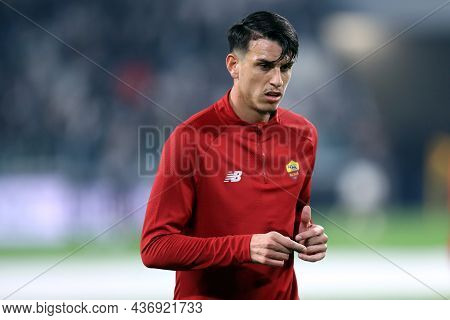 Torino, Italy. 17 October 2021. Roger Ibanez Of As Roma  During The Serie A Match Between Juventus F