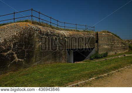 A View Of The Architecture And Landscapes In And Around Elizabeth Castle In St. Helier On The Channe