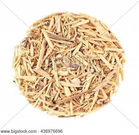 Muira Puama Herbal Tea, Isolated On White Background. Natural Potency Wood, Medicinal Plant, Dry Tea