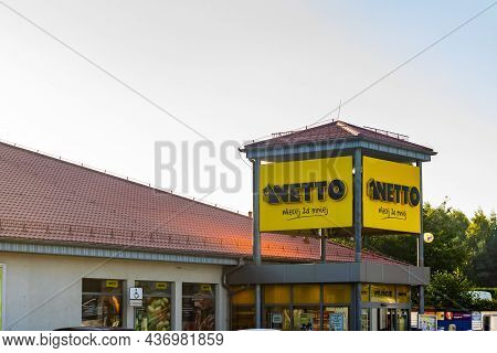 Swierklany, Poland -08.10.2021 - Netto Grocery Store In Swierklany
