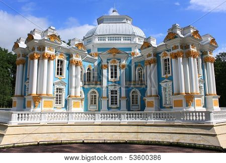 Hermitage Pavilion In Tsarskoye Selo, Russia