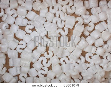 Polystyrene Beads Background