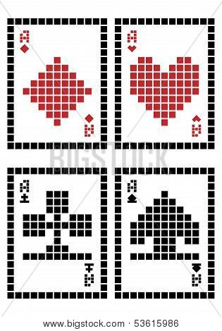 Pixel Playing Cards