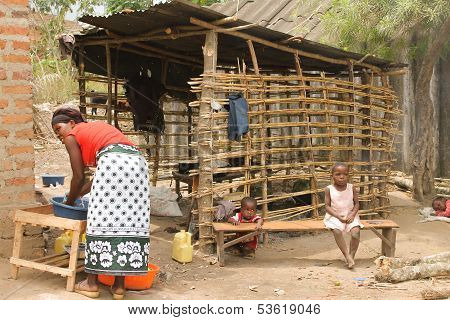 The African Woman And The Children.