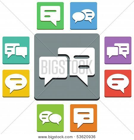 Bubble Speach Icons