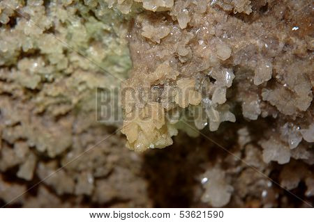 gypsum crystals cave