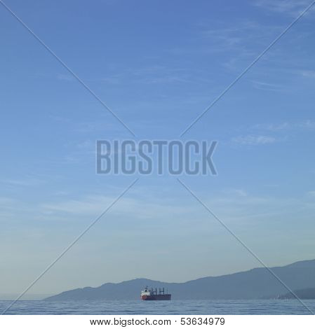 Tanker On The Ocean