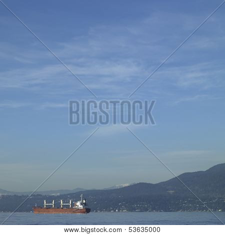 Tanker On The Ocean