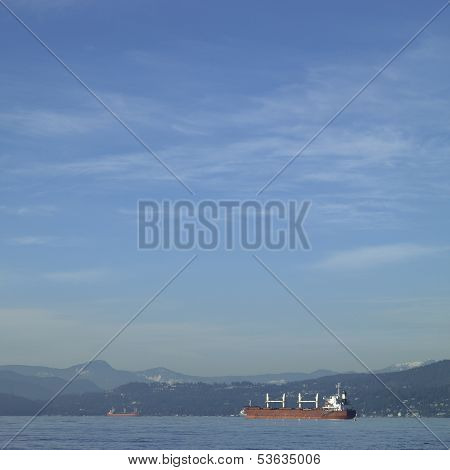 Tanker On The Ocean