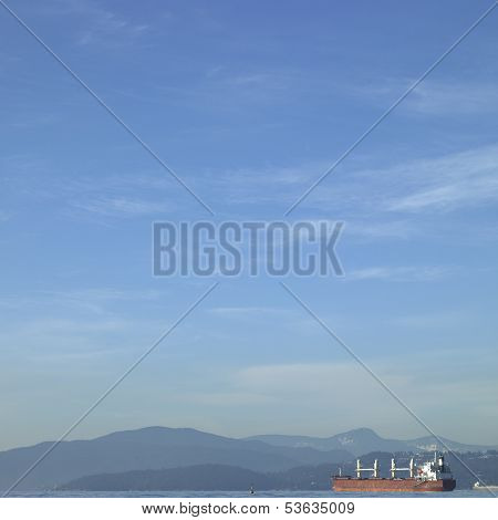 Tanker On The Ocean
