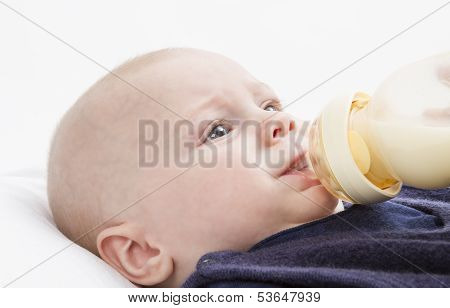 Nursling With Milk Bottle