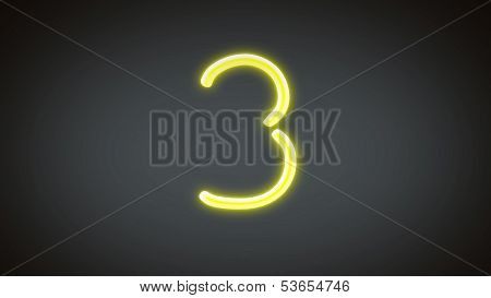 Nero Countdown Number Grey3