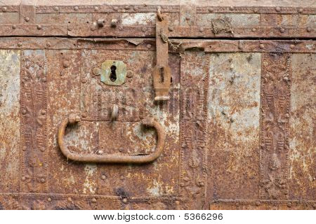 Vecchia cassapanca di Rusty