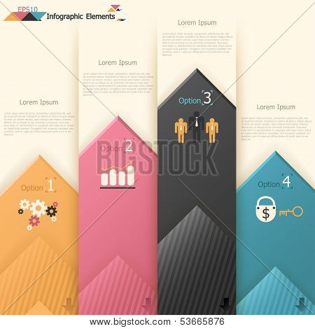 Modern Infographics Options Banner.