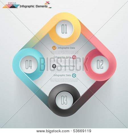 Modern Infographics Options Banner.