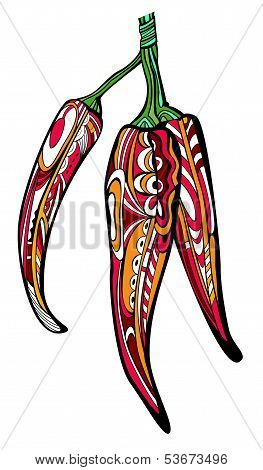 Trio Of Chili Peppers