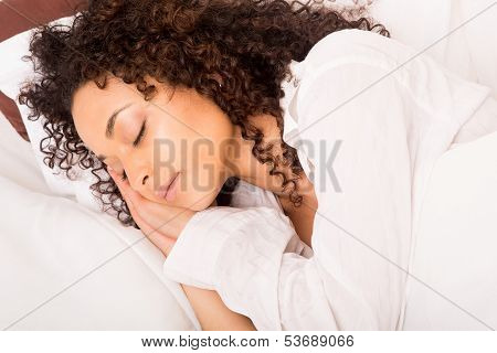 African Woman Slepping
