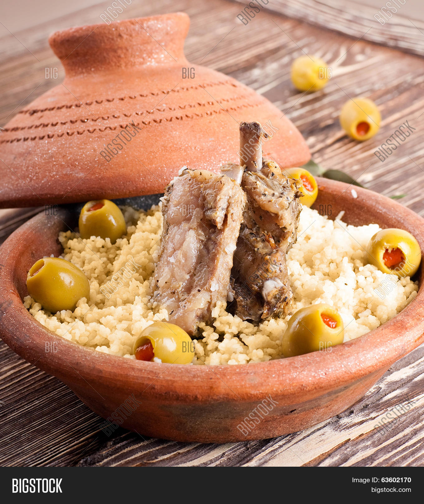 Moroccan Tagine Lamb Image Photo Free Trial Bigstock