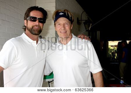 LOS ANGELES - APR 14:  Grant Reynolds, Jack Wagner at the Jack Wagner Anuual Golf Tournament benefitting LLS at Lakeside Golf Course on April 14, 2014 in Burbank, CA