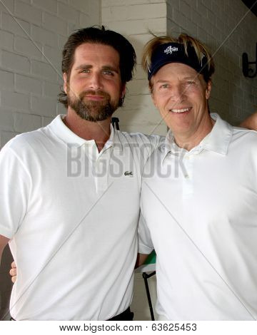 LOS ANGELES - APR 14:  Grant Reynolds, Jack Wagner at the Jack Wagner Anuual Golf Tournament benefitting LLS at Lakeside Golf Course on April 14, 2014 in Burbank, CA