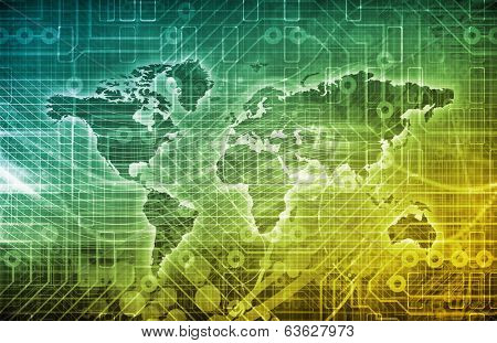 Data Network on a Corporate System as Art