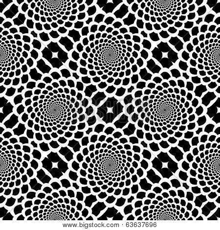 Design Seamless Monochrome Helix Movement Snakeskin Pattern