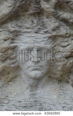 KIEV, UKRAINE -APR 21, 2014: Park decoration sculpture.Recreatio nal area of Kiev. .April 21, 2014 Kiev, Ukraine 