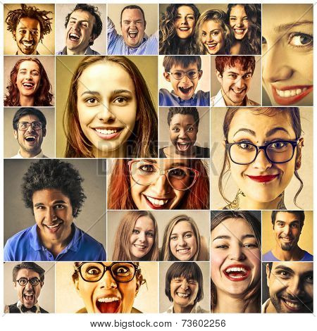 Faces and smiles